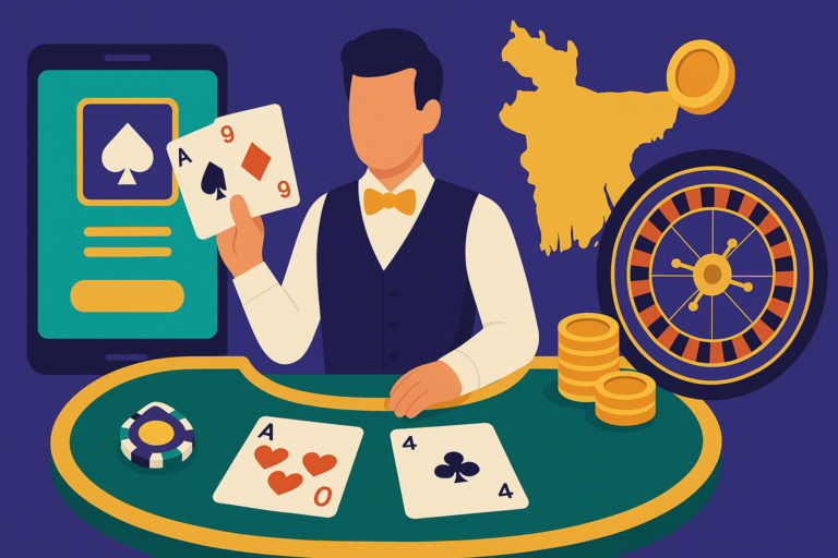 Baccarat live casino guide Bangladesh illustration on CK444