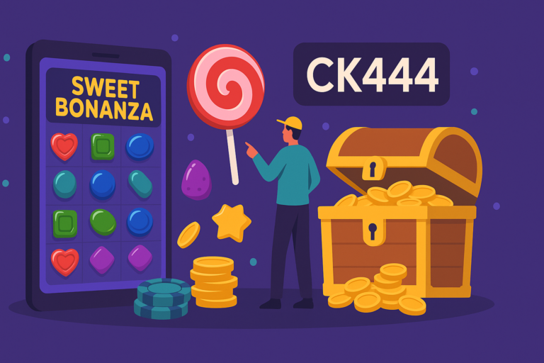 Sweet Bonanza slot game guide Bangladesh illustration on CK444