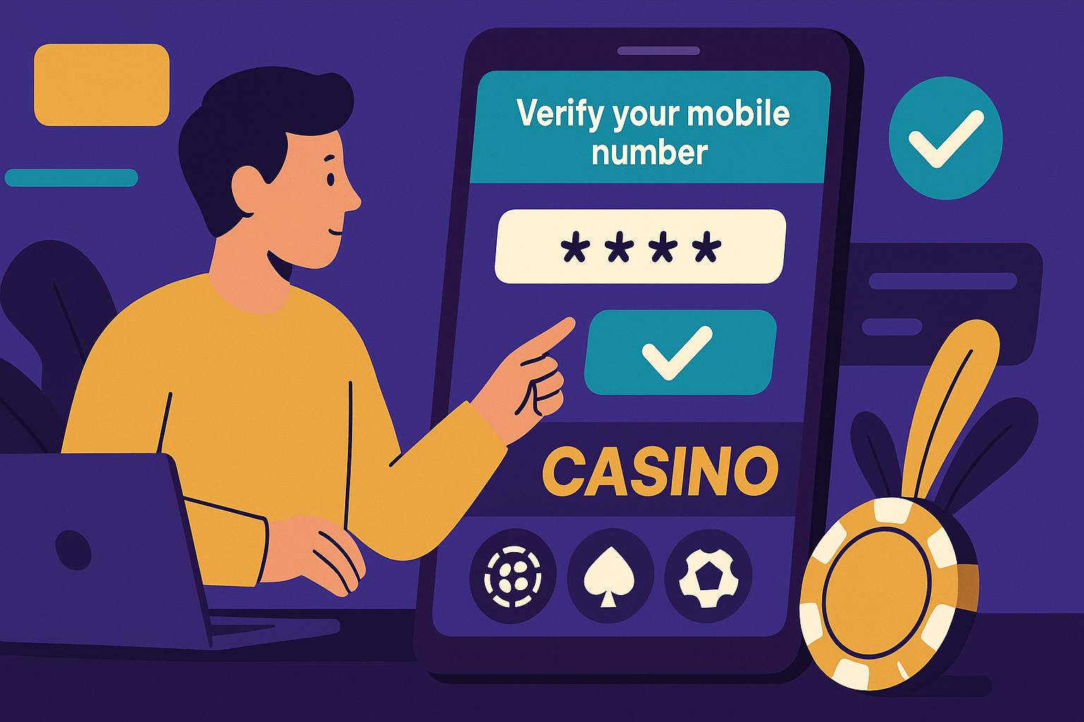 CK444 e mobile number verify kivabe illustration on CK444